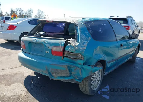 1992 Honda Civic Dx from USA, damaged, VIN 2HGEH2455NH514012